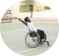 Wheelchair tennis conducted by the  TNTA in October 2005