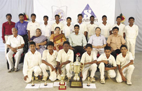 Santhome school cricket players