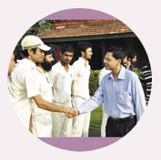 Sanmar hosts cricket team from Kashmir