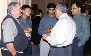 Reg Ingram of Tyco Valves and Controls, Vijay Sankar, Harish Lakshman of Rane, and Sethuram Narayan of WS Industries. 