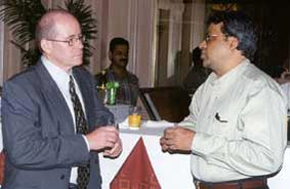 David Hunter and B Ramakrishnan of FMC 