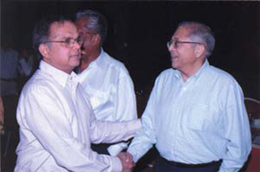 L Lakshman of the Rane Group and N Ravi of The Hindu.