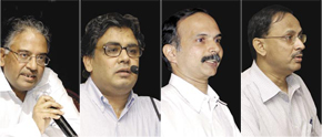 Presentations by the Managing Directors of the industry segments - P S Jayaraman (Chemicals), C V Subba Rao (Shipping), Murli Ramachandran (Speciality Chemicals), P Natarajan (Engineering)
