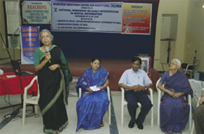 Mrs Jaya Krishnaswamy at the workshop