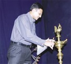 Vijay Sankar, Hon. Consul lights the lamp