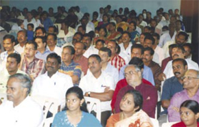 A section of the audience at the function