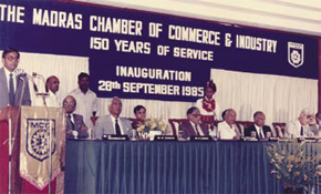 N Sankar was the President of the Chamber 25 years ago