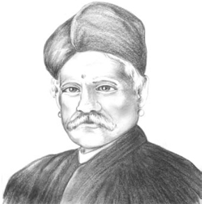 Raja Ravi Varma - Illustration by V Vijayakumar
