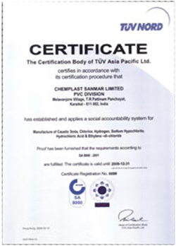 Certificate SA 8000