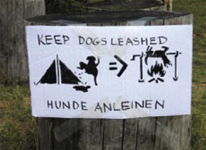 chinglish signs keep dogs