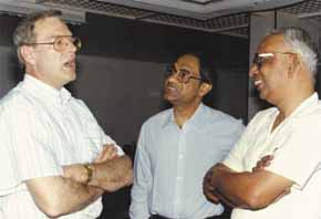 AG Eckhardt with MN Radhakrishnan and SR Seshadri 