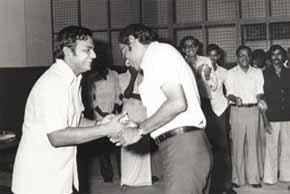 N Kumar with MN Radhakrishnan