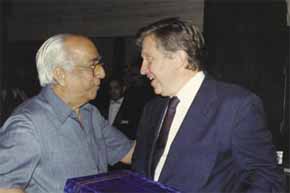 KS Narayanan with J Hans Kluge
