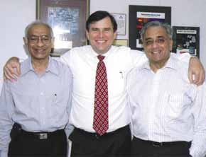 MN Radhakrishnan, David Farr, Emerson Electric Co. USA and N Sankar 