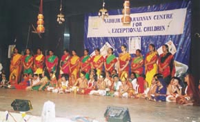 The parents and children who participated in the dance programme