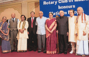 Rotary Club honours K S Narayanan
