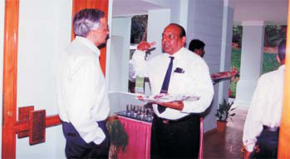 N Sankar with V Narayanan of the Sanmar Group Corporate Board.