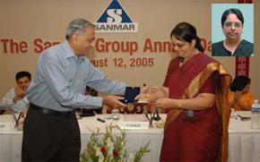 Sarada Jagan was another awardee