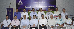 Long Service Award winners.