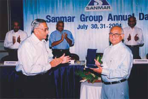 S B Prabhakar Rao  sanmar award